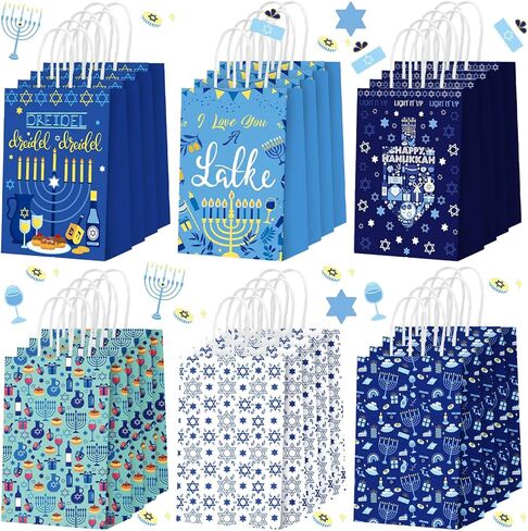 24 Pcs Sleepover Party Bags Slumber Sleepover Party Favor Bags Sleepover Party Supplies for Girls Pajama Treat Bags Slumber Party Bags with Handle Paper Sleepover Stuff for Pajama Party Decorations in Kuwait