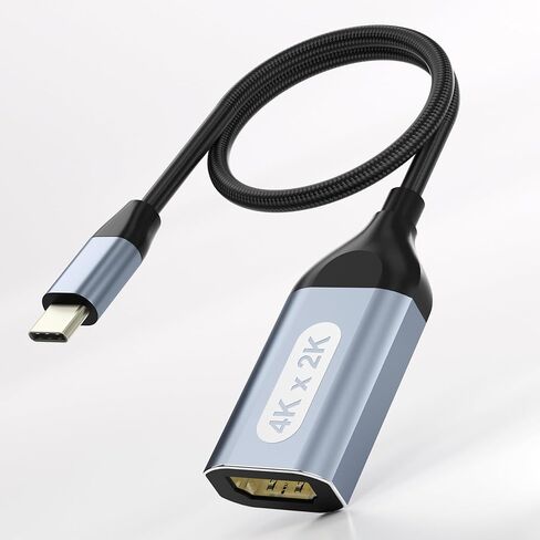 USB C to HDMI Adapter 4K@60Hz, Thunderbolt to HDMI Adapter, Type C HDMI Converter, USB-c to hdmi Cable, Compatible with Laptop MacBook Pro/Air, iPhone 15, Dell, HP, Pixelbook, Thinkpad, Surface, etc. in Saudi Arabia