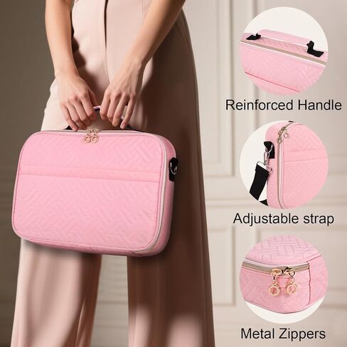 Bible Cover Case for Women with Zipper Pocket, Church Bible Carrying Case for Women with Shoulder Strap Large Bible Cover Case For Women with Detachable Pen Slot Book Carrying Case Men Girls in Saudi Arabia
