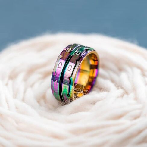 Knitpro K10436 Rainbow Ring Feth Stainlist Steeldbow 21.4mm in Kuwait