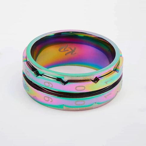Knitpro K10436 Rainbow Ring Feth Stainlist Steeldbow 21.4mm in Kuwait