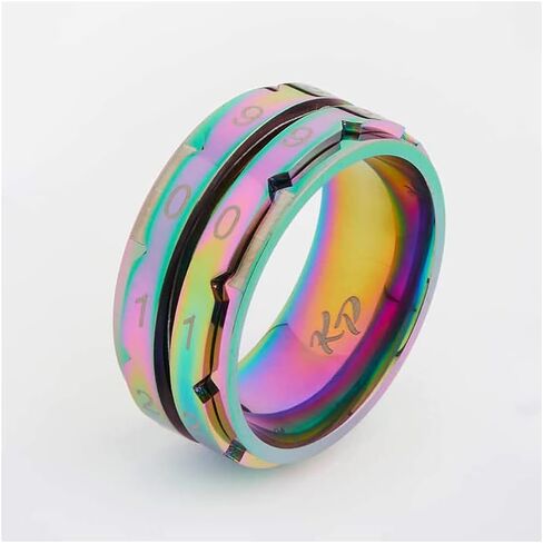 Knitpro K10436 Rainbow Ring Feth Stainlist Steeldbow 21.4mm in Kuwait