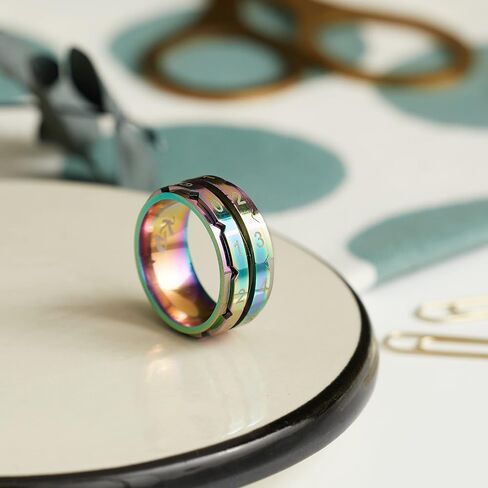 Knitpro K10436 Rainbow Ring Feth Stainlist Steeldbow 21.4mm in Kuwait