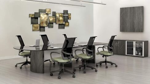 Safco Medina Modern Office Conference Meeting Room Table, 10', Gray Steel in Saudi Arabia
