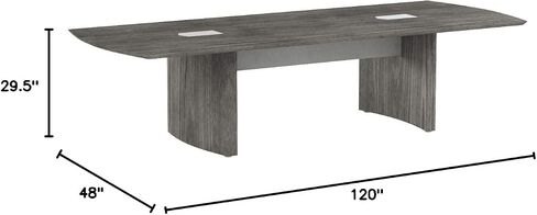Safco Medina Modern Office Conference Meeting Room Table, 10', Gray Steel in Saudi Arabia