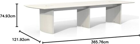 Safco Medina Modern Office Conference Meeting Room Table, 10', Gray Steel in Saudi Arabia