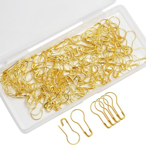 BokWin 120 Pcs White Bulb Pins, 0.87 inch Gourd Safety Pin Clothing Tag Pins for Clothing Crafting and DIY in Saudi Arabia