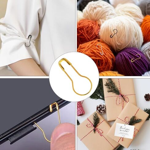 BokWin 120 Pcs White Bulb Pins, 0.87 inch Gourd Safety Pin Clothing Tag Pins for Clothing Crafting and DIY in Saudi Arabia