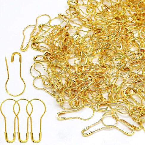 BokWin 120 Pcs White Bulb Pins, 0.87 inch Gourd Safety Pin Clothing Tag Pins for Clothing Crafting and DIY in Saudi Arabia
