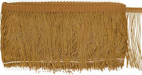 Chainette Fringe Trim, 10 Yards of 4" Polyester Braid Tassel Trim for DIY Crafts/Latin Dress/Lamp Shade Decoration/Wedding Dress/Sewing/Clothing Fringe Thread Yarn [Navy Blue] in Saudi Arabia