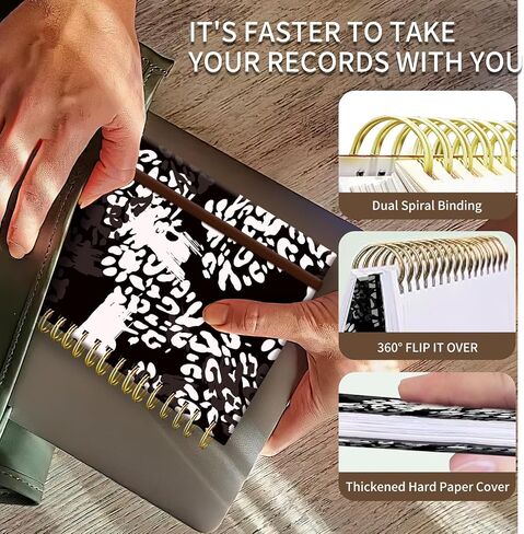 دفتر Notebook Spiral Journal ، A5 Cute Notebooks for Women Men ، حكمت الكلية دفتر Grardcover للعمل والملاحظات ، 60 صفحة مزدوجة الأسلاك لكتابة عباد الشمس البيضاء in Kuwait