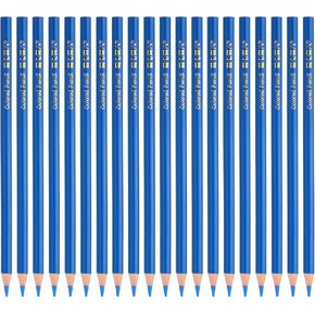 Patikil Black Pencils Pencys ، 20 PCS زيت أقلام رصاص ألوان خشبية رسم قلم رصاص للفنانين الفنانين اللوحة