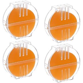 4pcs Beeswax Thread Conditioner, Thread Wax with Plastic Box Beeswax Conditioner Quilting for Reinforcing Sewing Threads(White)
