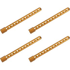 Meccanixity 4pcs RC Car Body Post Mounts Aluminium Alloy Car Shell عمود لسيارات الزاحف 94102 94122 94103 94123 1/10 RC Crawler Car Car Models (Blue)