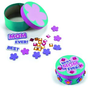 Fun Express's Day's Jewel Box Kit - Make 12 - Make Your Craft (DIY) للأطفال - رائعة للمعلم والفنية أنشطة حزمة الفصول الفنية