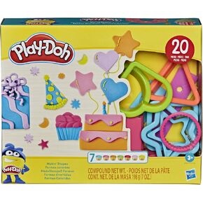 Play-Doh Makin 'أشكال إنشاء مجموعة للأطفال 3 سنوات وما فوق مع 7 ألوان غير سامة