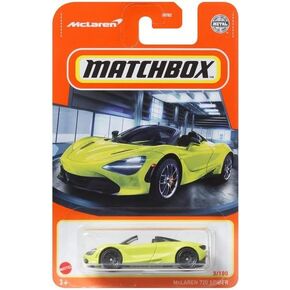 Matchbox McLaren 720 Spider 3/100 (Lime Green) 1:64 Scale Diecast Car Model