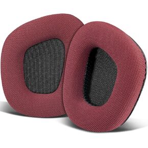 SOULWIT Mesh Fabric Earpads Replacement for Corsair Void/Void Pro/Void Elite/Surround Wired & Wireless RGB USB Gaming Headsets, Ear Pads Cushions with Noise Isolation Foam, Added Thickness