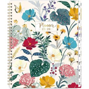 2025-2026 Academic Planner - Jul. 2025 to Jun. 2026, 2025-2026 Weekly Monthly Planner, 8" x 10", Premium Paper, Twin-Wire Binding