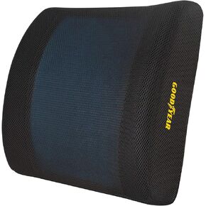 وسادة الدعم القطني Goodyear لكرسي المكتب ومقعد السيارة - وسادة Lumbar Lumpar Memory و Back Prace SPARECTURE ، تخفيف آلام أسفل الظهر