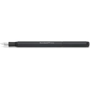 Kaweco Special Fountain Pen Black I Premium Aluminium Fountain Pen لخراطيش الحبر I الحصري Fountain Pen 17 CM I NIB: M (Medium)
