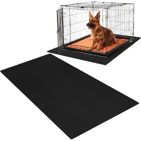 PVC Pet Crate Floor Protection Mat 24" X 38" XXL Washable Floor Covering Reusable Waterproof Non Slip Rug Whelping Pad for Pet