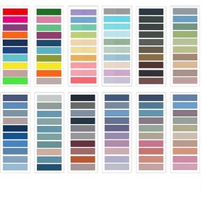 2400pcs علامات تبويب لزجة للتعليق ، علامات تبويب كتب واضحة الملاحظات اللاصقة ، علامات الصفحة ، علامات الكتب القابلة للكتابة والقابلة للكتابة متعددة الألوان ، الملاحظات اللاصقة ، ملاحظات بعد ذلك ، علامات تبويب فهرس الملف