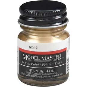 Testor Corp. Gold 1/2 oz Enamel Paint Bottle