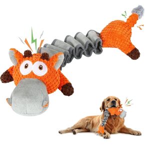 لعبة الكلب Iokheira الصاخبة للكلاب الكبيرة الفخمة لعبة Chew Dog Toy Toy Interactive Fetch Toy for Mediance Mediance and Barge Dogs Homports for Aggraction Cotton Cotton Material & Grinker Paper