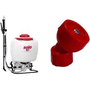 Solo 425-Deluxe 4-Gallon Professional Piston Backpack Sprayer Bundle with Deluxe Padded Straps Accessory