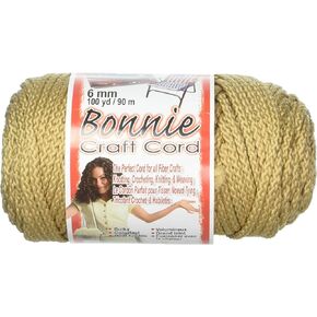 Pepperell Tan Bonnie Macrame Craft Cord 6mmx100yd
