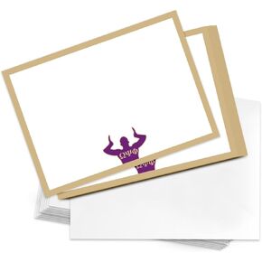 Desert Cactus Omega Psi Phi 10 Pack Notecards OPP OPOMAA MAN DIVINE 9 CARDSTOCK تشمل الأظرف حفل MEMO شكرًا لك (Notecard Design A)