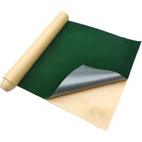 لفائف مخملية لاصقة كبيرة ، نسيج مخملي لاصق لخزائن عرض المجوهرات (Atrovirens ، 17.7 ″ × 100 ″)