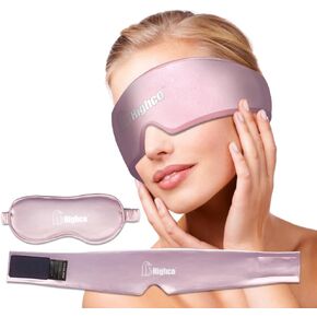 Multifunction Migraine Relief Cap Ice Head Wrap Headache and Migraine Cold Hat,Cooling Gel Headband Neck Ice Wrap for Tension,Puffy Eyes,Stress & Hangover,Migraine Cap (Ice Blue) in Saudi Arabia