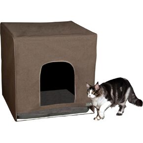 Pet Gear Pro Pawty للقطط ذات الدرج ، ضع حد للقمامة المتناثرة ، قابلة للطي ، سهلة نظيفة ، غير متضمنة ، طرازان ، ألوانان