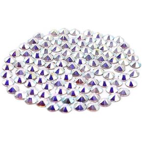 Preciosa Maxima Flatback Hot -Imhostones - اختر حجمك - اللون: Crystal AB - 144 قطعة (SS20 (4.60-4.80 مم)))))