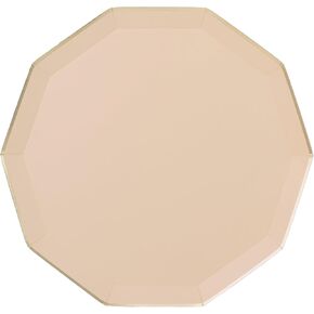 Sprinkles & Smiles Large Rainbow Paper Plates | Disposable Plates for Holiday, Christmas, Birthday, Pride Event | Eco - Friendly Dinner Plates, Multicolor, Pack of 8, 10.5" D in Kuwait