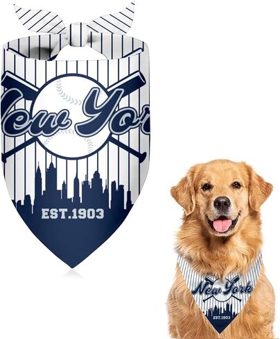 Pet Dog Bandana for Dogs ، Baseball Cats Cotton Cotton Triangle Triangle Drivf Game Game Day Gifts in Kuwait