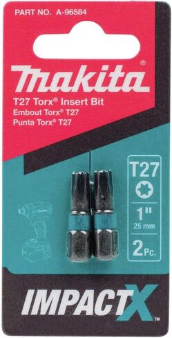 Makita A-96584 Impactx T27 Torx 1″ Insert Bit, 2 Pack in Saudi Arabia