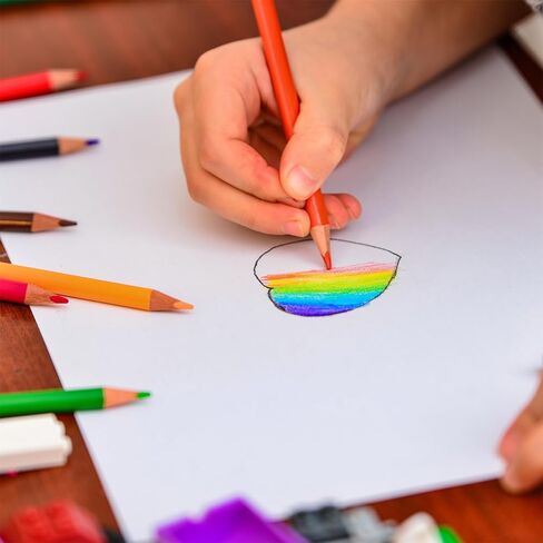 Patikil Black Pencils Pencys ، 20 PCS زيت أقلام رصاص ألوان خشبية رسم قلم رصاص للفنانين الفنانين اللوحة in Kuwait
