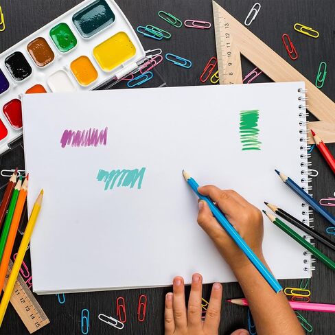 Patikil Black Pencils Pencys ، 20 PCS زيت أقلام رصاص ألوان خشبية رسم قلم رصاص للفنانين الفنانين اللوحة in Kuwait