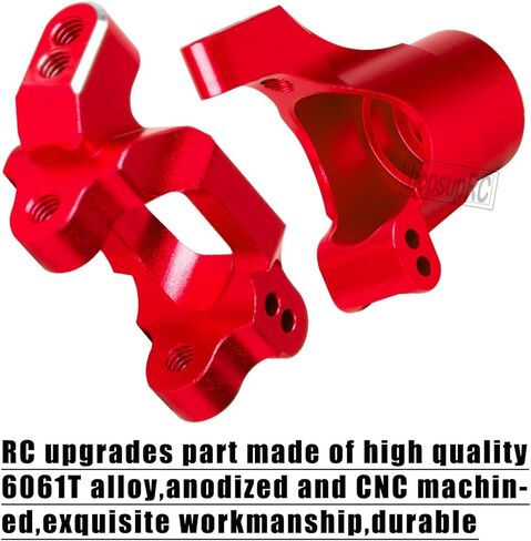 RC Aluminium C-Hubs كتلة التوجيه الكتل العذبة ل 1/18 مربعة الزعنفة Teton Desert Prerunner Rally ، حاملات محاور كعب in Kuwait