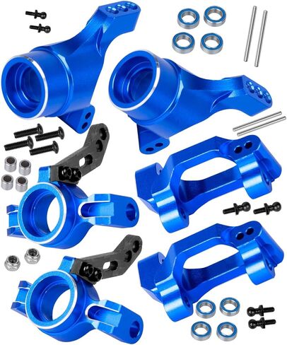 RC Aluminium C-Hubs كتلة التوجيه الكتل العذبة ل 1/18 مربعة الزعنفة Teton Desert Prerunner Rally ، حاملات محاور كعب in Kuwait