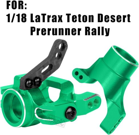 RC Aluminum C-Hubs Steering Block Caster Blocks for 1/18 LaTrax Teton Desert Prerunner Rally,Stub Axle Carriers Knuckles Set Hops UP, Replace Parts 7532 7552X (Red) in Kuwait