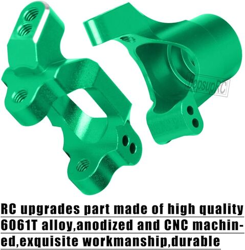 RC Aluminum C-Hubs Steering Block Caster Blocks for 1/18 LaTrax Teton Desert Prerunner Rally,Stub Axle Carriers Knuckles Set Hops UP, Replace Parts 7532 7552X (Red) in Kuwait