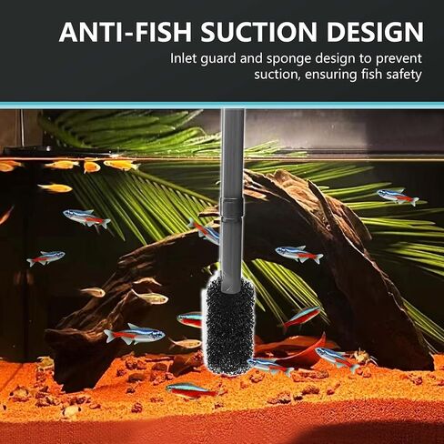 Wonderfactory Small Aquarium Filter 1 to 5 Gallon Fish Tank, 80 GPH HOB Hang on Back Included Sponge Ceramic Media Biological Material Filtration Water Pump Flow Adjustable in Saudi Arabia