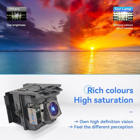 ET-LAD60 ET-LAD60AW ET-LAD60A ET-LAD60W for Panasonic PT-D5000 PT-D6000 PT-D6710 PT-DW6300 PT-DZ6700 PT-D6000ES PT-D6000LS PT-D6000ELS Projector Replacement Lamp Bulb in Kuwait