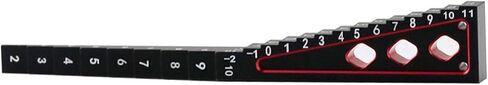 RC Car Ride Height Gauge Aluminum Alloy RC Height Measuring Ruler Accurate Measurement Tool for 1/8 1/10 RC Car in Kuwait