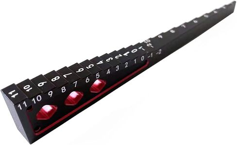 RC Car Ride Height Gauge Aluminum Alloy RC Height Measuring Ruler Accurate Measurement Tool for 1/8 1/10 RC Car in Kuwait