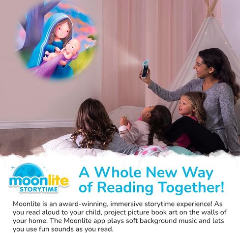 Moonlite Storytime - Lions Don't Lie - A Magical Read Together - Projector Sold Separately - Digital Bible Stories for Kids - Interactive Story Disc - Learning Gifts for Kids Ages 12 Months & Up in Kuwait